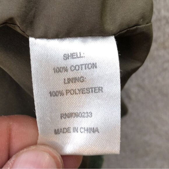 Sound & Matter Women Military Jacket Small Studded Camo Cotton Polyester Utility - Picture 6 of 11